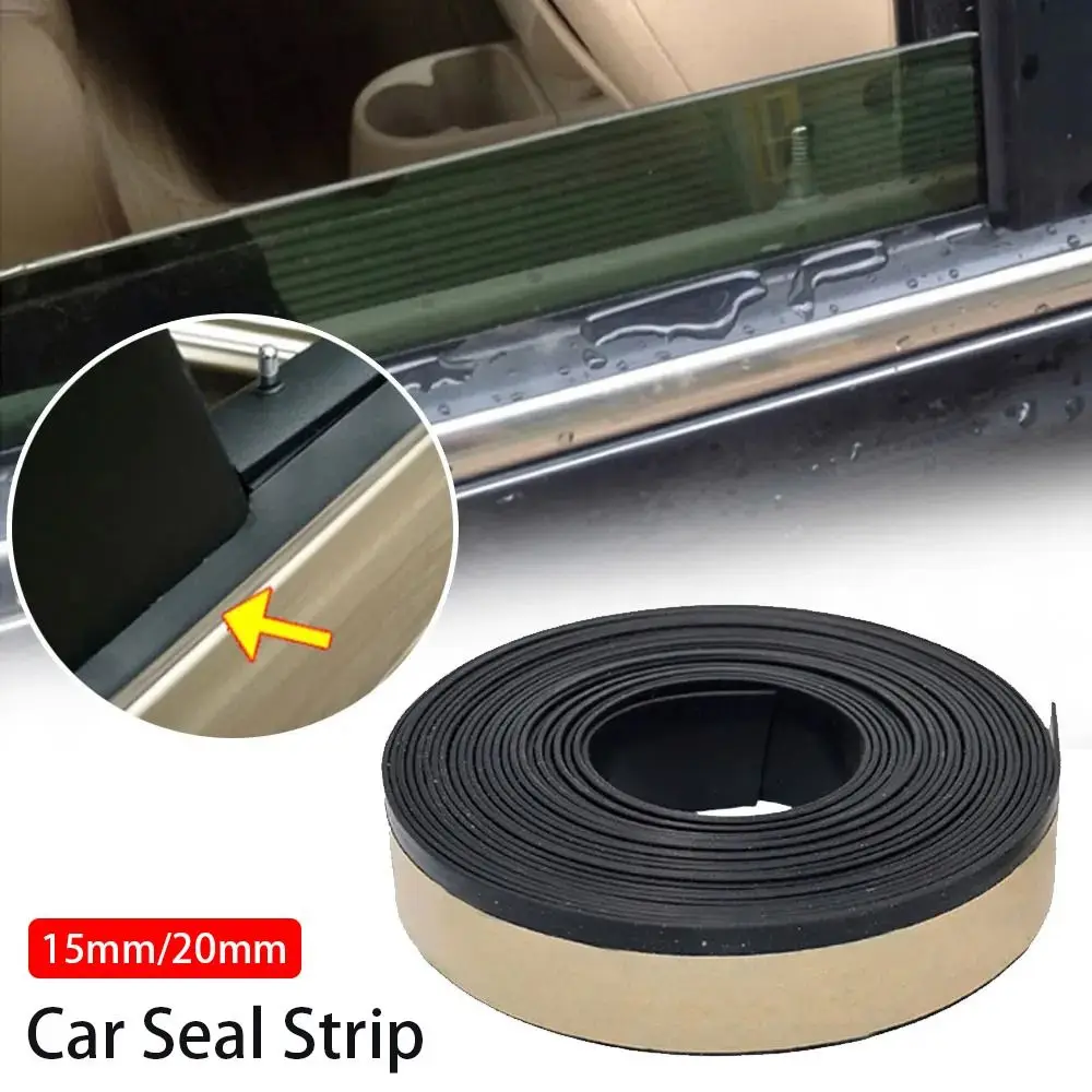1Pcs Auto Front Rear Windshield Car Sealing Strip Interior Accessories Rubber Window Edge Weatherstrip 1M/4M 15MM/20MM