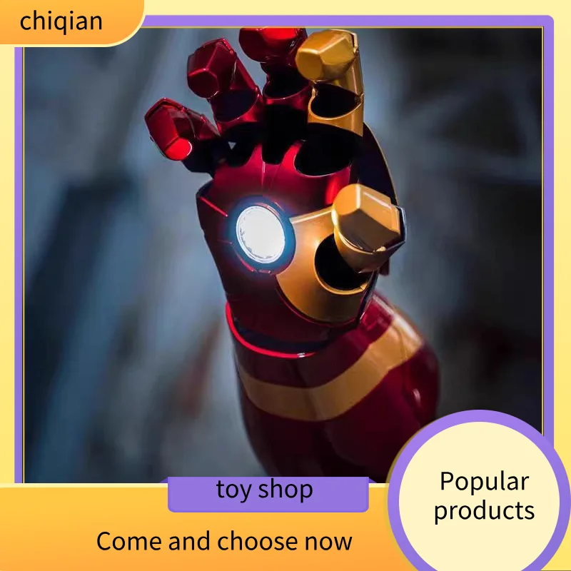 Armadura Mecánica de Iron Man MK42 de Hammer Marvel, Brazo Usable con Control por Voz, Apertura y Cierre, Accesorio Coleccionable para Cosplay, para Fans de Marvel