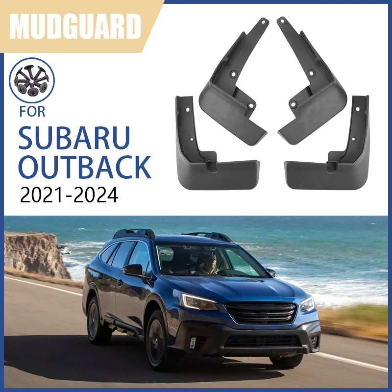 

Брызговики для Subaru Outback 2024 2023 2022 2021, переднее и заднее колесо, брызгозащищенное крыло, аксессуар, защита