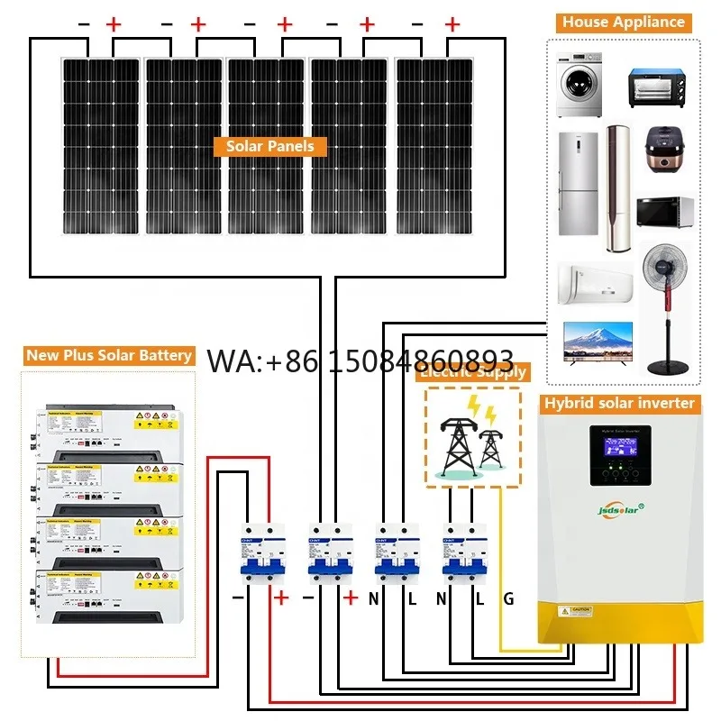 Jinsdon 5KW 8KW 10KW 15KW 20KW Complete Home & Hotel Solar Power System, Full PV Panel Solar Energy Kit