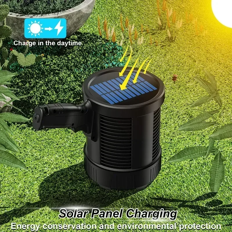 Imagem -03 - Lanterna Led Recarregável Super Brilho Holofote Solar Tocha Poderosa Holofote Iluminação Portátil Mais Novo Xp70 9000mah