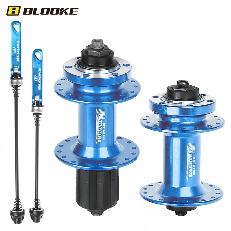 BLOOKE Mountain Bike Ball Hubs 7/8/9/10/11 Speed 32-36 Holes MTB Quick Release Six Spike Disc Brake Hubs Bicycle Accessories