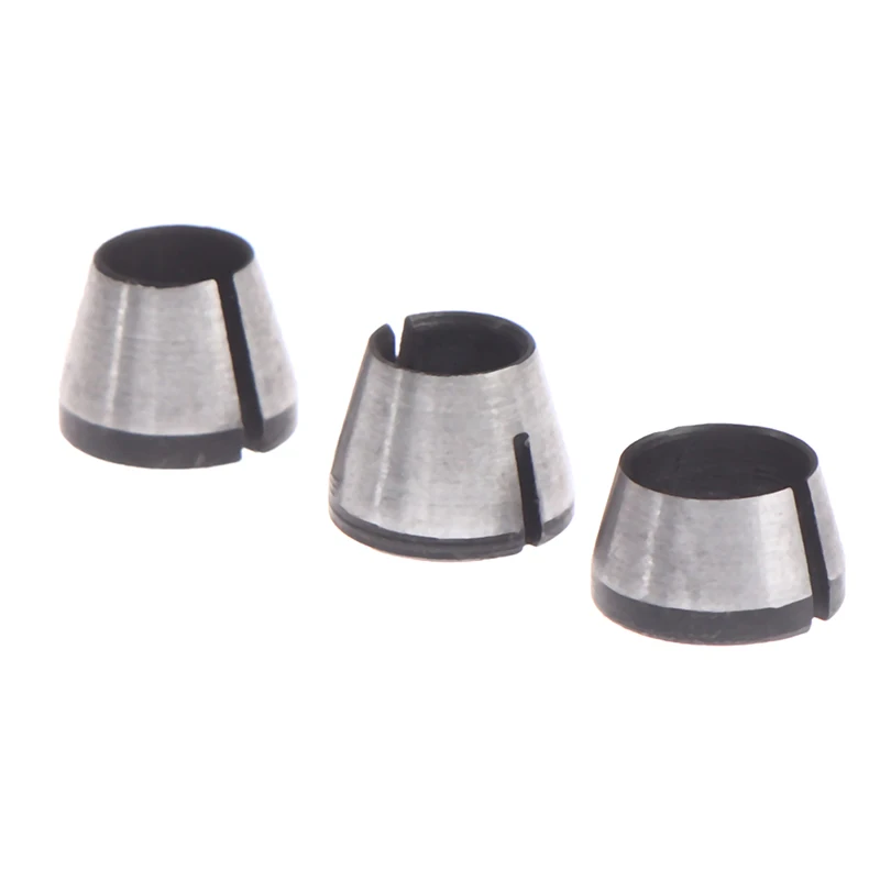 [MOA]3pc/lot 6mm/6.35mm/8mm High Precision Adapter Collet Shank Router Tool[MOA]