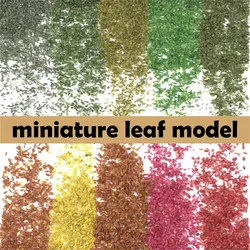 Simulation Leaves Materials Model Diy Grass/Tree Powder Leaf For Making Military Sand Table Scene Layout Diorama Kits