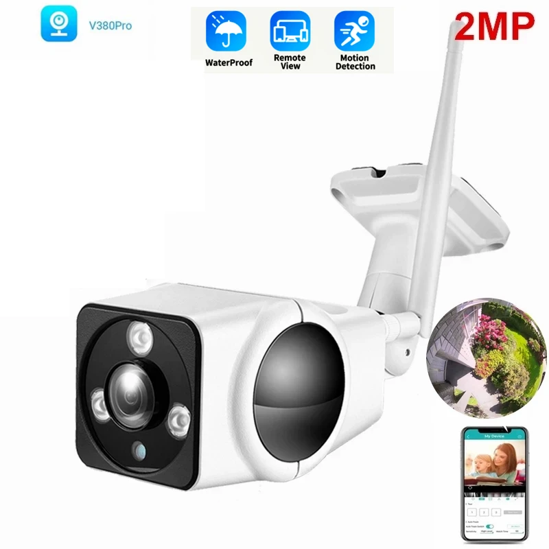 

3MP Wifi IP Camera Outdoor Wide Angle 360 Degree FishEye Panoramic Infrared Camera Waterproof for Home Shop Safety