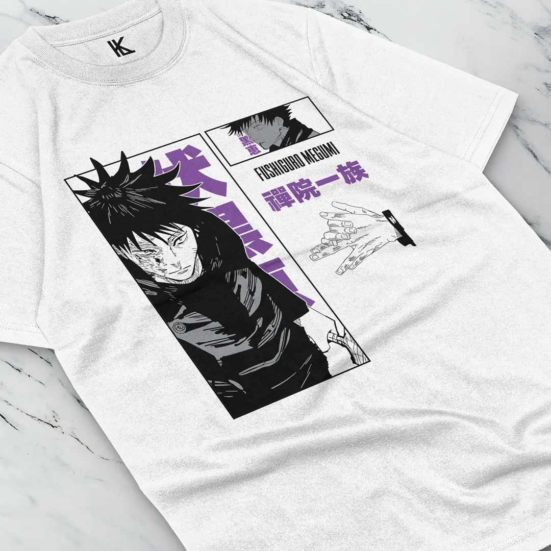 Megumi Fushiguro T-shirt Jujutsu Kaisen Gojo Satoru Horror Gift Shirt