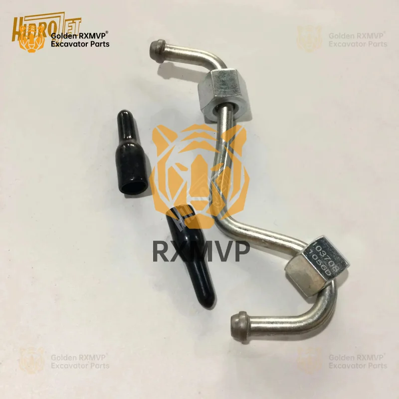 For Vol-vo Injection Pump Connection Pipe  EC210 High Pressure Oil Pipe For Volvo 04501718 21364195 VOE21364195 EC210B D6D