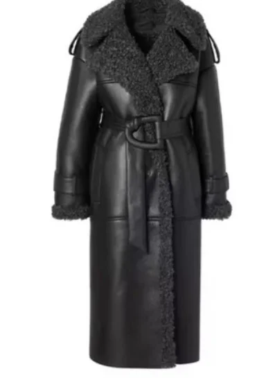 جديد الشتاء المرأة أزياء الوقوف الياقة طويلة الأكمام التعادل الجبهة فضفاضة تناسب معطف طويل دافئ #1