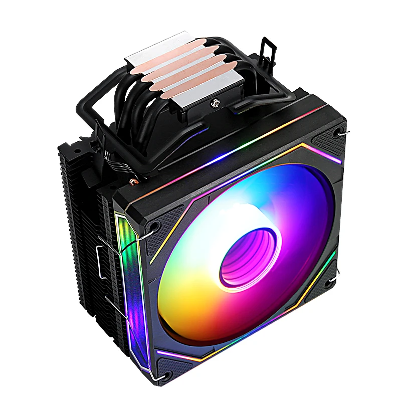 QiuzAim PC X79 X99 Processor CPU Efficient Cooler 120mm Fan Air-cooling 4 Heat Pipe 4pin/PWM Installing LGA2011 AMD am3 am4 am5