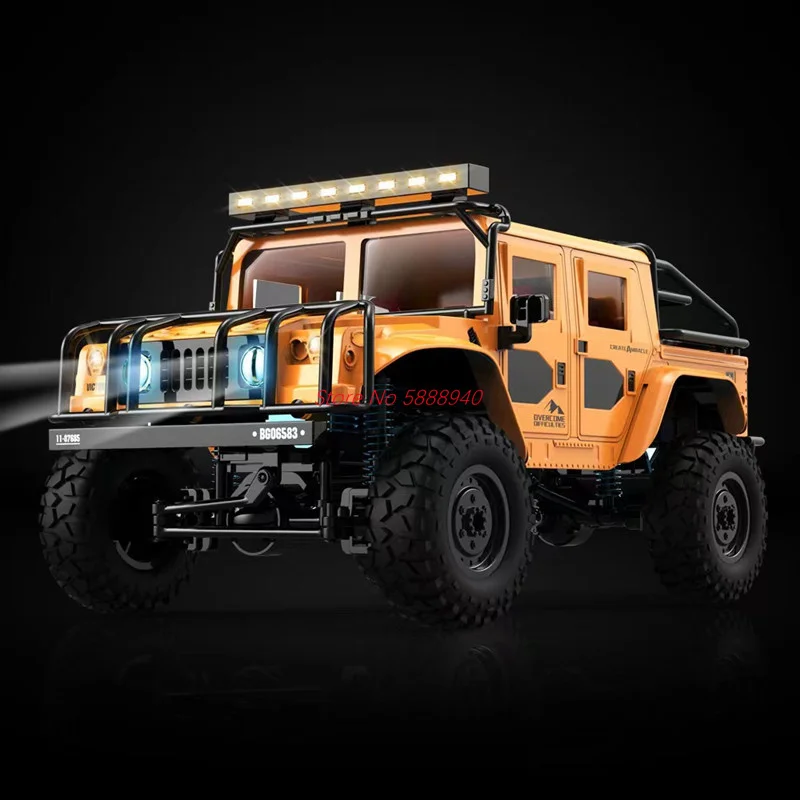 2.4G 4WD Remote Control Climbing Four-wheel Drive off-road Vehicle 1:12 High Speed Headlight Metal Classic RC Racing Car Vehical