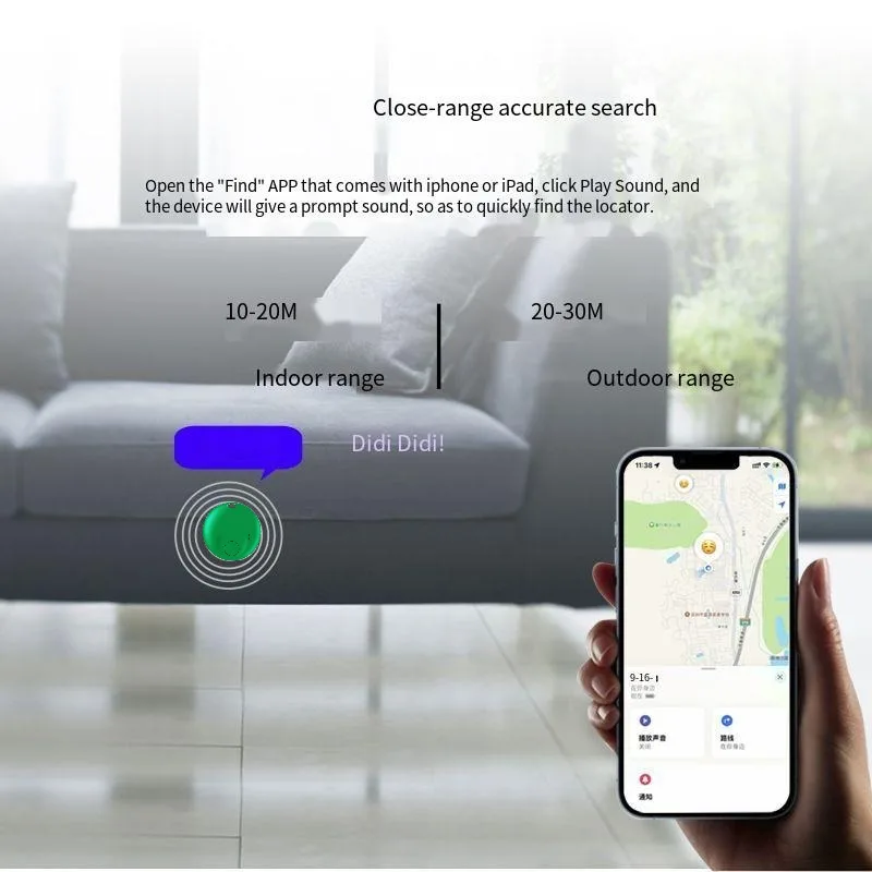 Smart Gps Tracker Mini Tag For Apple ios Find My APP Tag Anti Lost Reminder Device Rated Locator Car Key Pet Kids Elderly Finder