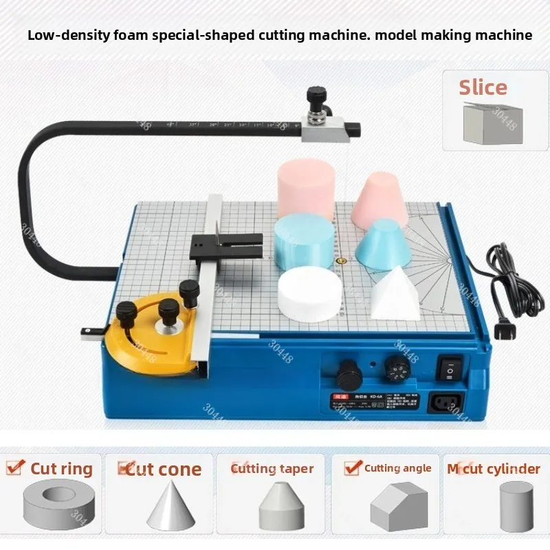 Foam Electric Heating Wire Cutting Machine Low Density Foam Sponge Pearl Cotton Round Cone Shaped Shaped Cutting Table