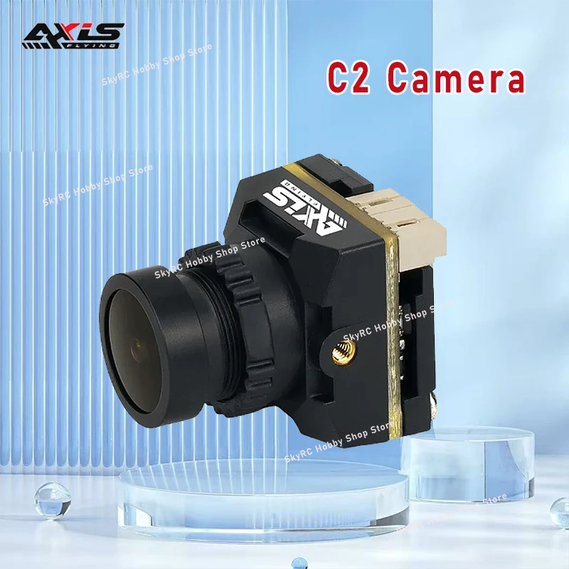 Axisflying C2 FPV Camera 5-40V 14mm Lens 16:9/4:3 Switchable NTSC/PAL Super WDR 19*19mm for FPV