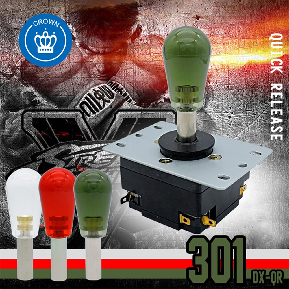 

Original Korean CROWN 301-DX-QR Fighting Joystick infiltrationlever 8Pin Micro Switch for Jamma PC Arcade Game Tekken 7 PS4 XBOX