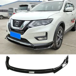 Carbon Paint Splitter for X-Trail Rogue T32 Front Bumper Spoiler Skirts 2019 Car Body Kit Accessories