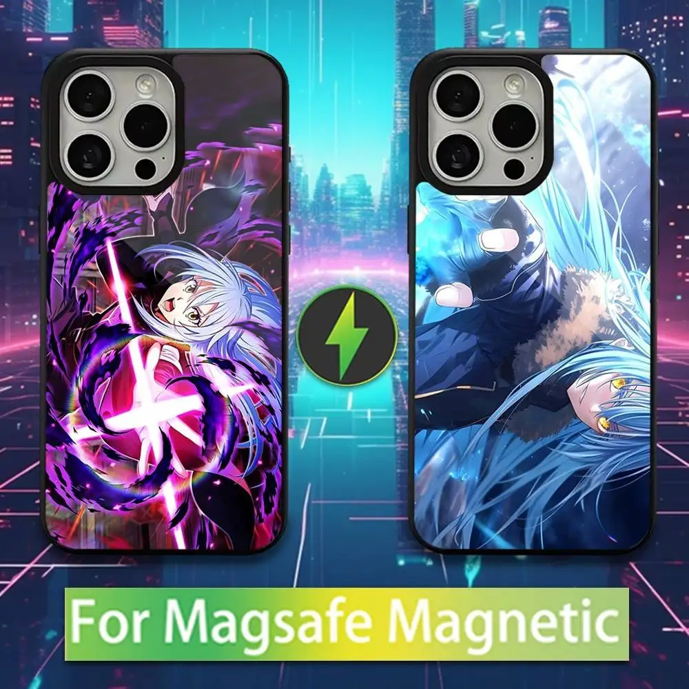 

S-Slime R-Rimuru T-Tenseis Phone Case For iPhone 16,15,14,13,12,11,Pro,Max,Plus,Mini,Magsafe,Magnetic Wireless Charging Case