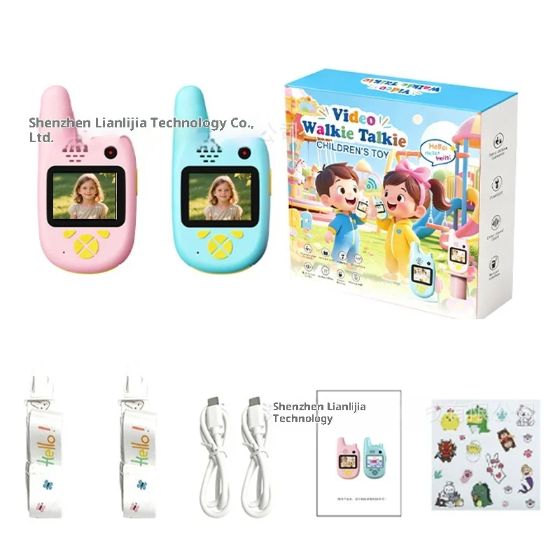 Draadloze videogesprekcamera voor interactieve speelgoedcadeau-ideeën Creatief cadeau voor jongens Meisjes Dag Verjaardag Foto Videorecorder