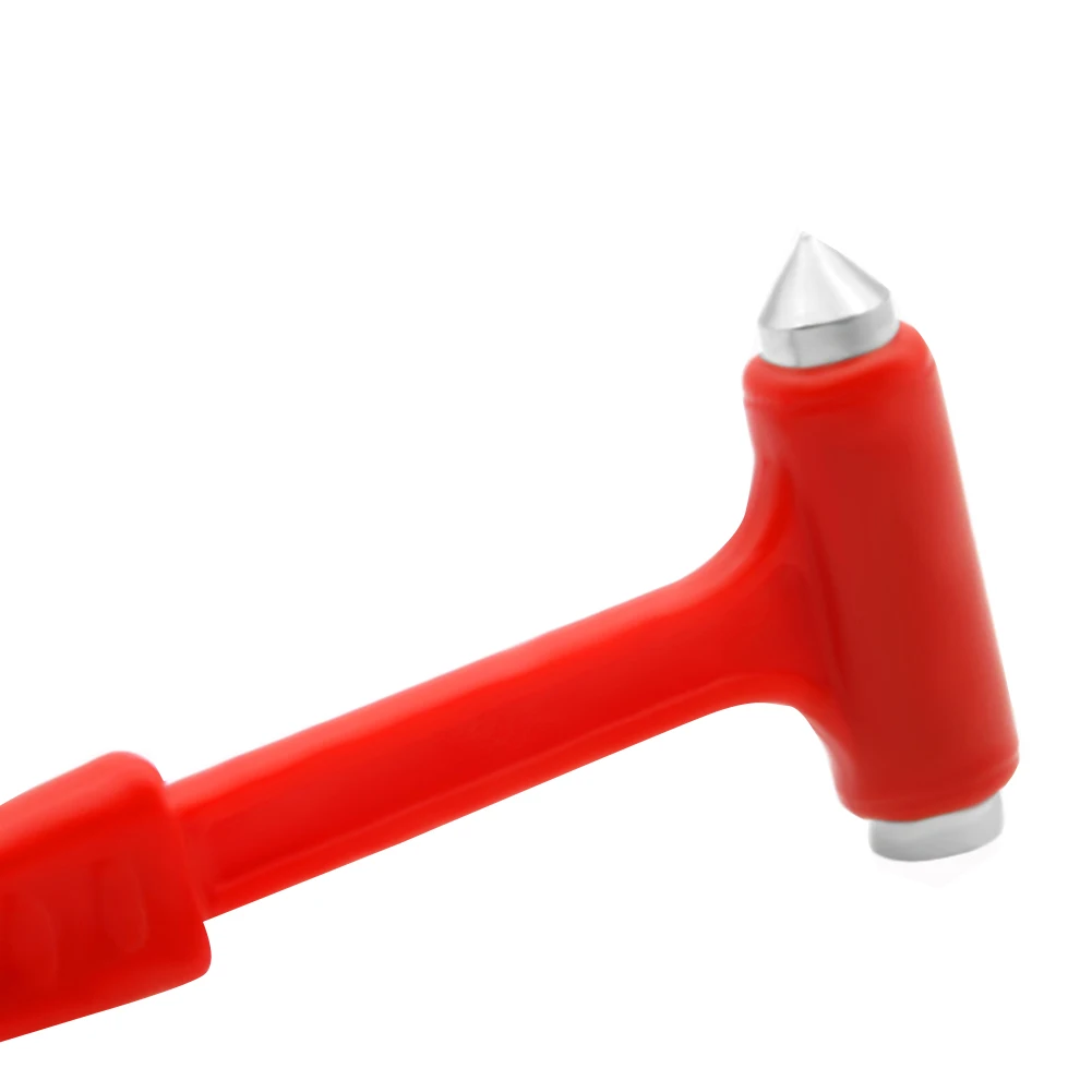 مطرقة أمان صغيرة للسيارة 2 في 1 لتوفير حزام الأمان في حالات الطوارئ