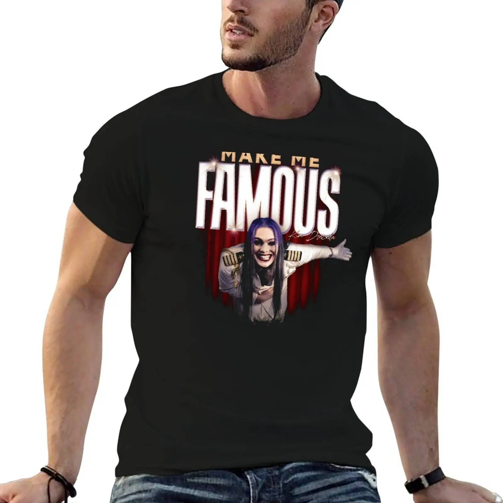 

KIM DRACULA T-Shirt funny t shirts dark humor t shirt man casual essential t shirt T-shirt