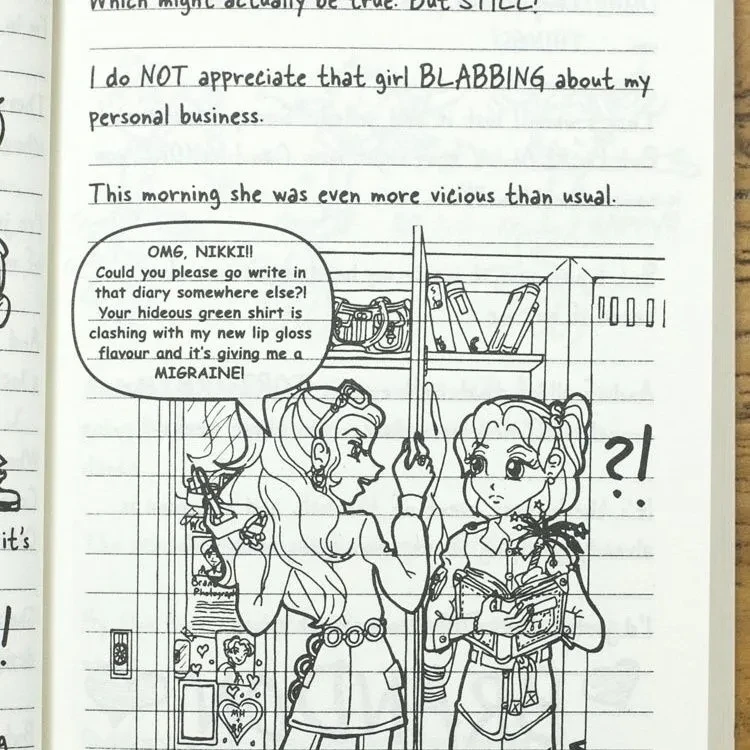 Strange Girl-diario Dork Diaries edición para mujer, diario en inglés para niños, juego completo de 16 libros