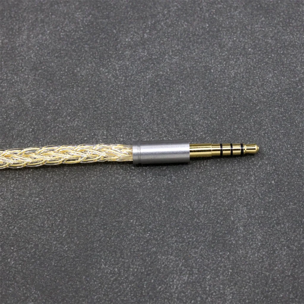 8-ядерный 99% 7n чистый серебряный 24-каратный позолоченный кабель для наушников Denon AH-mm400 AH-mm300 mm200 Beats solo2 solo3 LN 008438