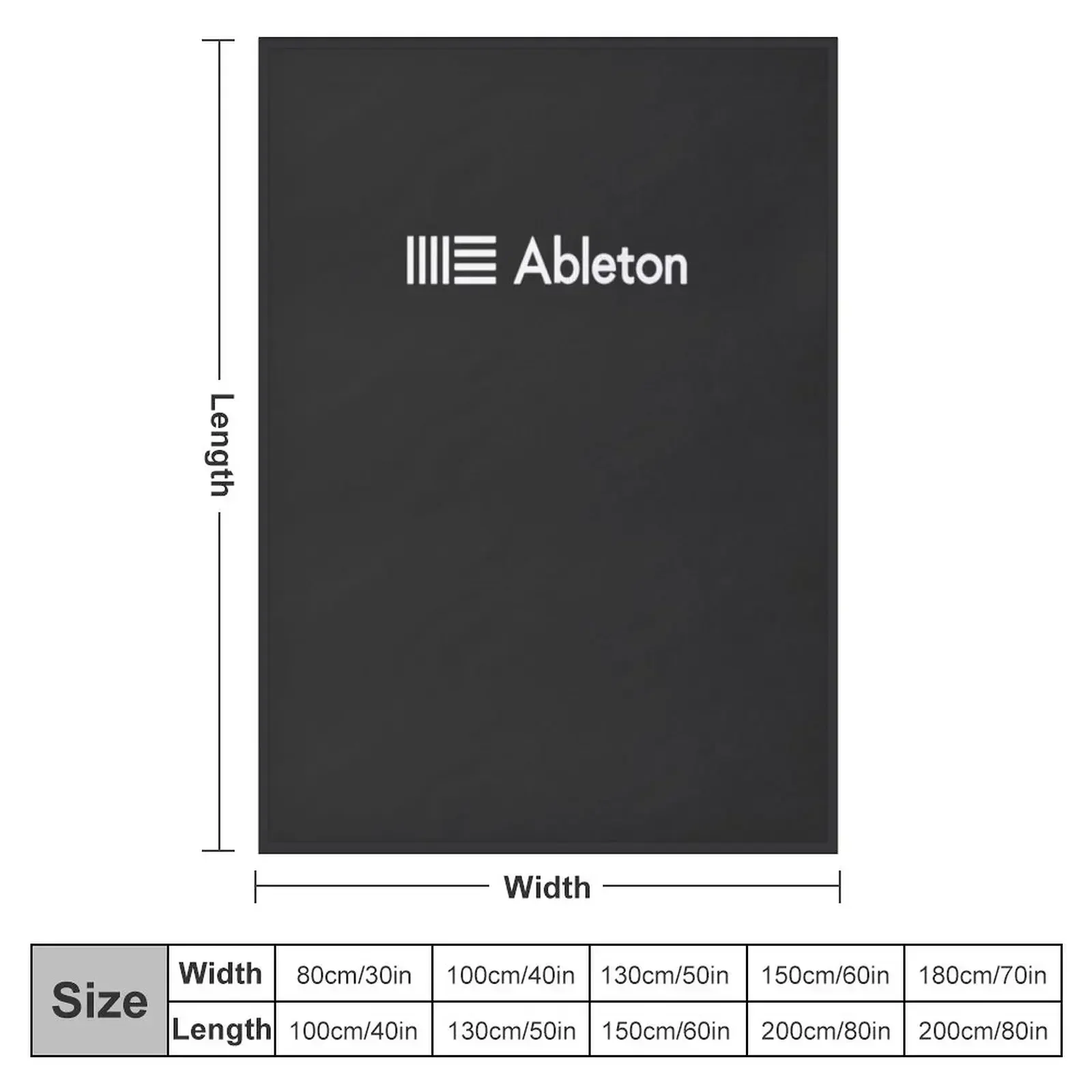 Simple Ableton Logo Essential T-Shirt Throw Blanket Luxury Blankets For Bed Luxury Designer Loose Sofas Comforter Blankets