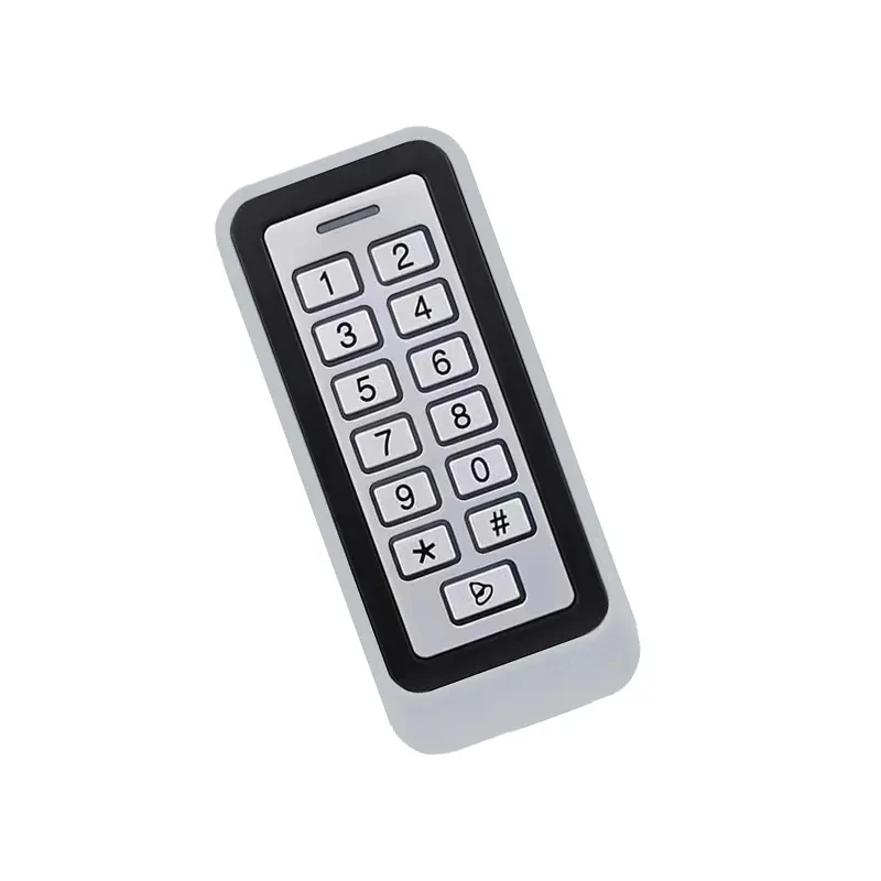 Keyboard Pengendali Akses Pintu Kantor Mandiri Logam TK4001 EM4100 125KHz ID Anti Benturan/Anti Pukulan/Tahan Debu