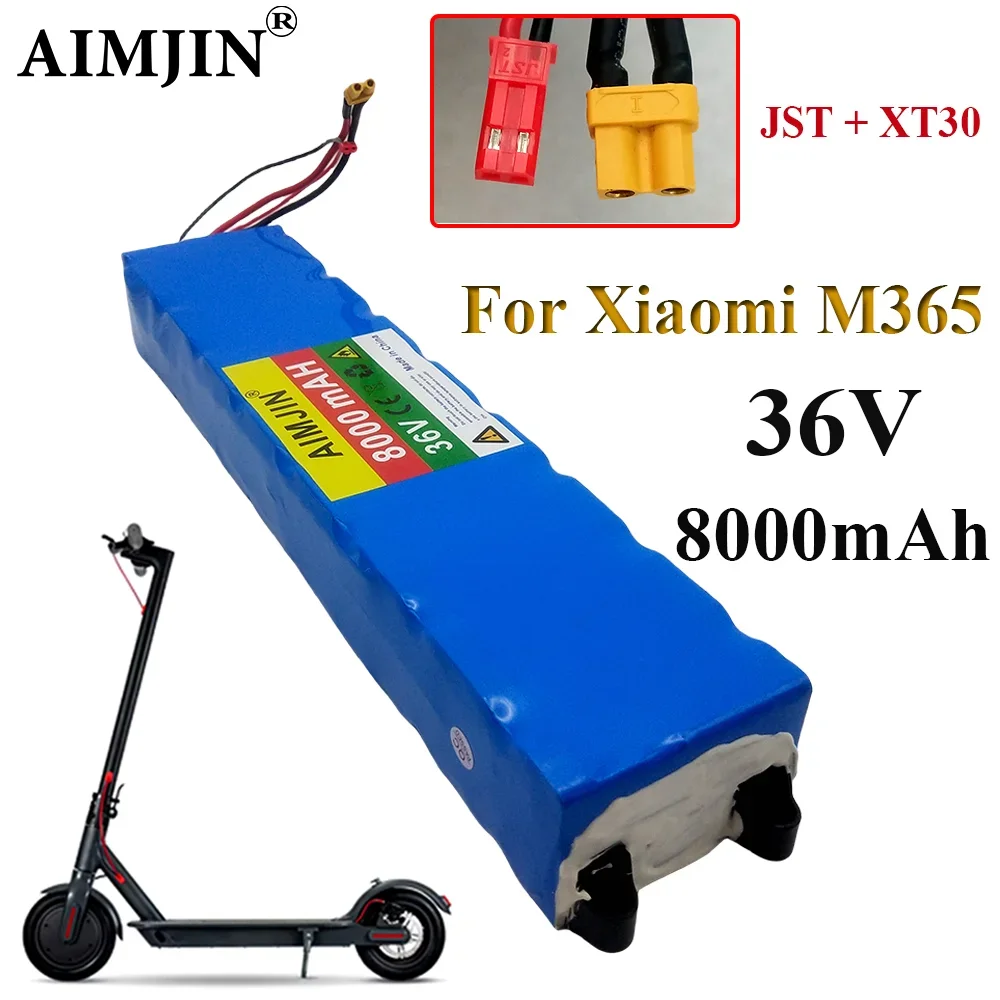 

36V 8.0Ah Scooter Battery Pack for Xiaomi Mijia M365 36V 8000mAh Battery pack Electric Scooter BMS Board for Xiaomi M365