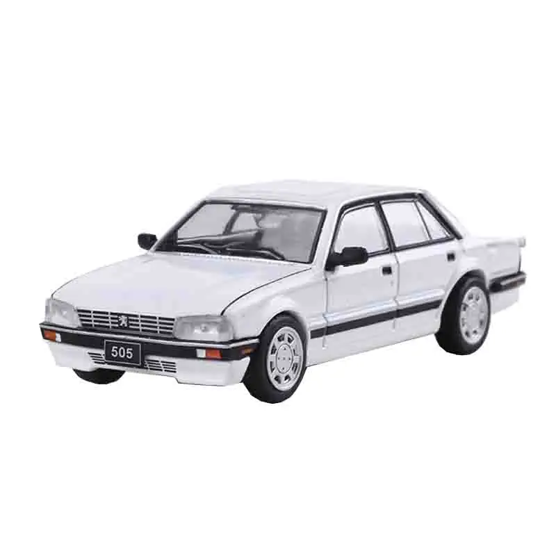 

BBURAGO 1:64 Peugeot 505 Box Sedan Моделирование Модель автомобиля из сплава Коллекция Орнамент