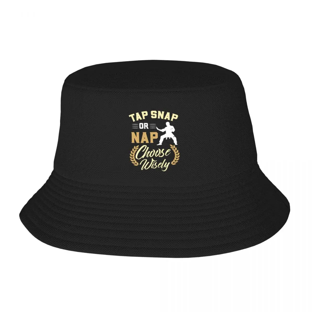 

New JIU JITSU Tap Snap Or Nap Bucket Hat Luxury Brand Sun Hat For Children Cosplay Trucker Hat Men's Cap Women's