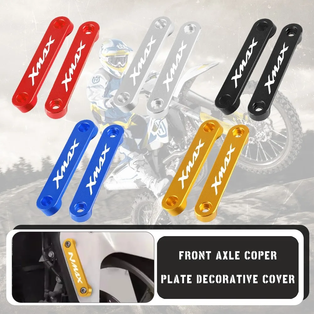 

X-MAX 125 250 300 400 2017-2024 2025 мотоциклетная декоративная крышка для копировальной пластины передней оси для Yamaha XMAX 125 XMAX 250 XMAX 300 XMAX