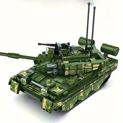 580+pcs Military Tank Model Building Blocks Set Type 99 Main Battle Tanks Truck With Soldiers Figures Toys For Kids