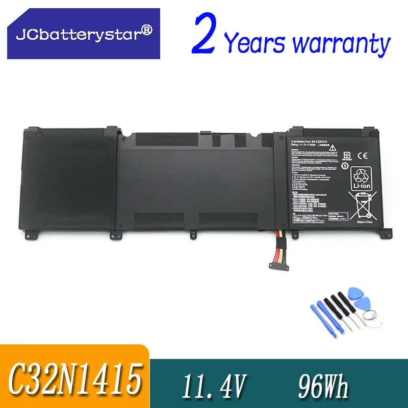 

Батарея JC для ноутбука ASUS Zenbook UX501J/JW/LW N501L G501 G601J G601JW N501JW C32N1415 C41N1416 11,4 в 96wh/8200 мАч