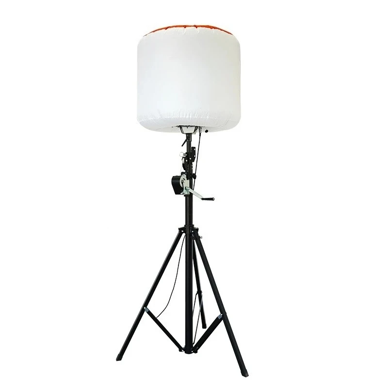 

Manual Crank Telescopic Mast Light for Construction LED Balloon Lighting Tower Area Scene Move Tripod Manual Lift