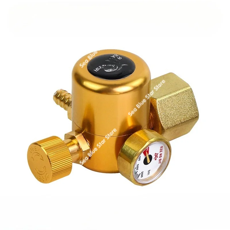Shockproof Argon Meter Pressure Reducing Valve Argon Arc Welding Machine Pressure Reducer Argon Cylinder Pressure Gauge
