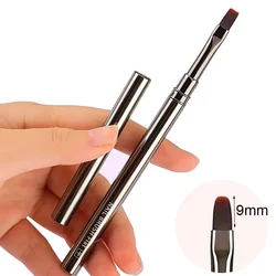 Nails Art Brush Pen 3D Tips Pattern Phototherapy Acrylic UV Gel Extension Builder Coating Painting Pen DIY Nail Manicure Tools