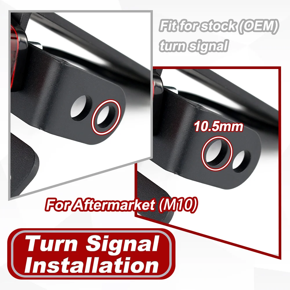 Tail Tidy Fender Eliminator Kit License Plate Holder Bracket Fit For Kawasaki KLX250 2009-2022 KLX250S/SF KLX300/SM 2021-2023
