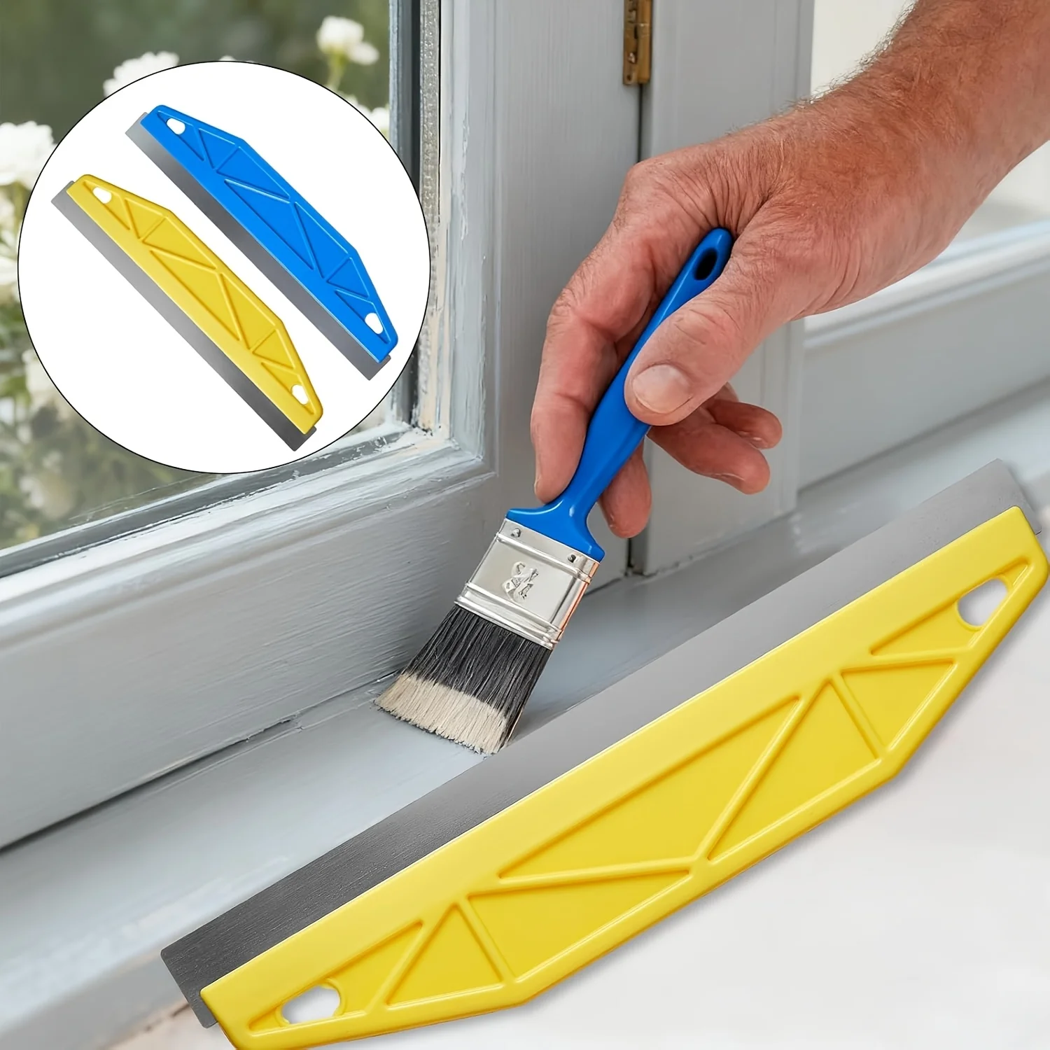 1 Piece of Paint Edge Protection Strip Stainless Steel Edge Guide Blade Perfect Size for Paint Work Used for Cutting and Guiding Ideal Thickness for Precision Painting Paint Edge Tool and Edge Protection Strip Stainless Steel Straight Edge Tool