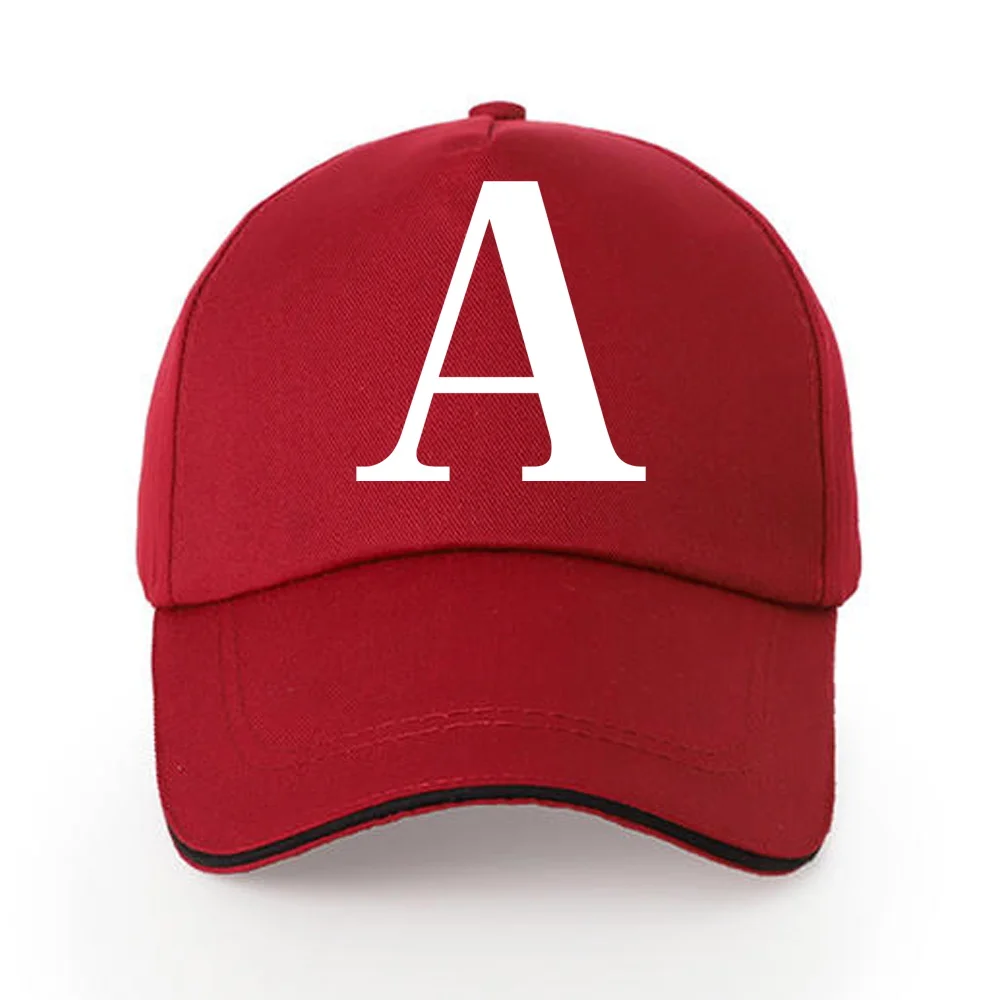 Hip-hop Baseball Cap Summer Outdoor Sun Hat Casual Wild White Letter Series Print Cotton Hats Hipster Must-have Peaked Caps Dad