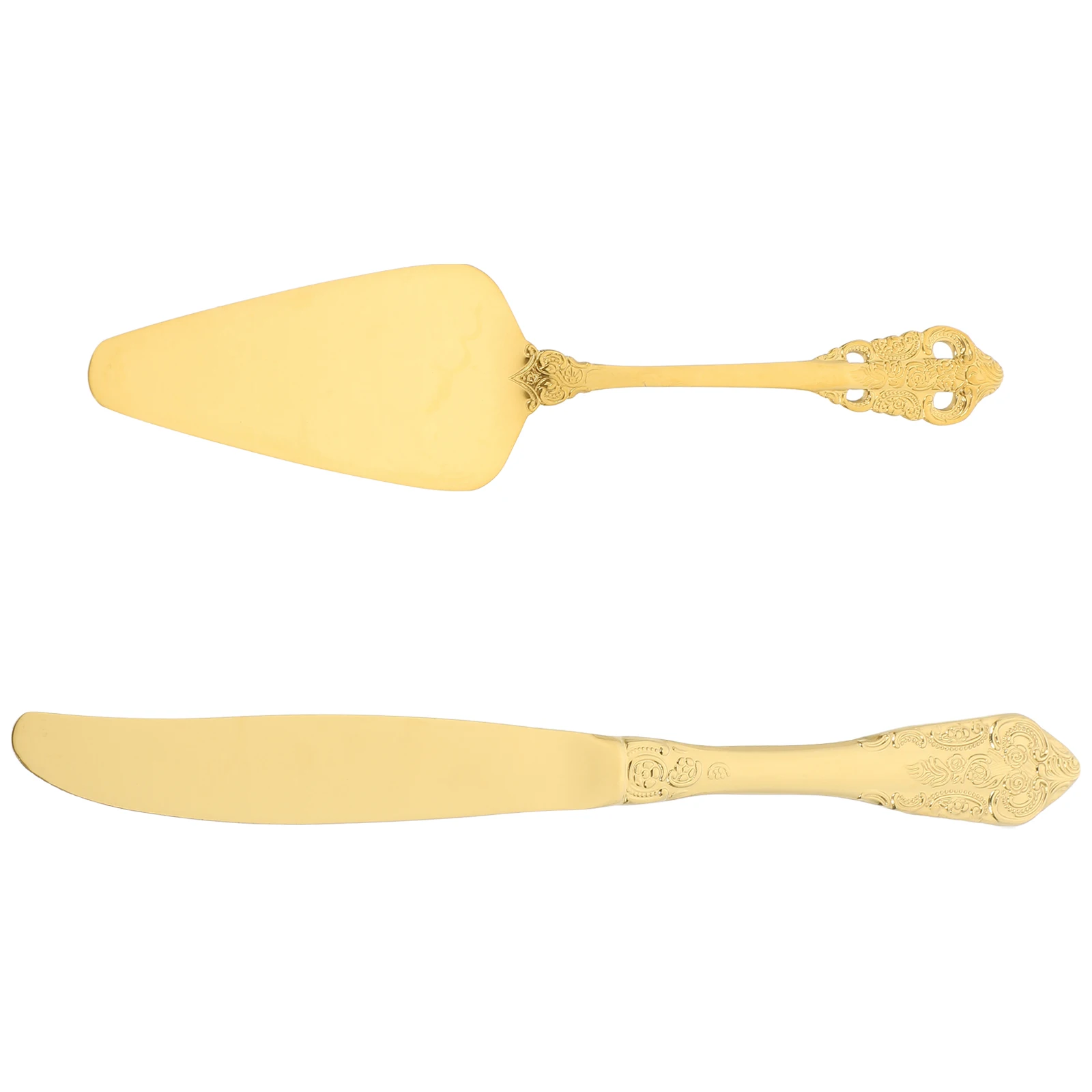 

1 set 1 Set Stainless Steel Cake Turner Set Smooth Blade For Cream Cheese Butter Wedding Serving Baking Tools Kitchen Utensils