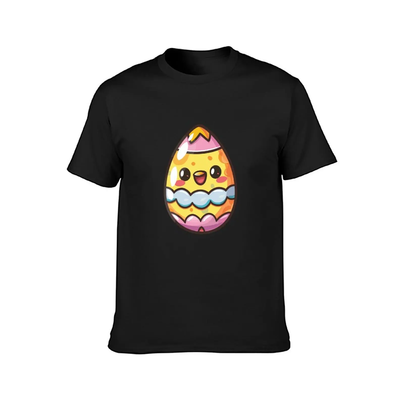 Kawaii Easter Egg T-Shirt tees Aesthetic clothing plain t shirts men