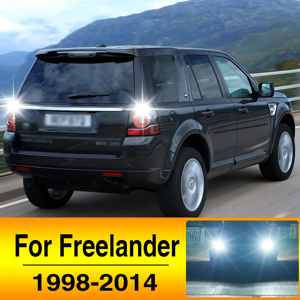 2x LED Reverse Light Backup Back Up Lamp For Land Rover Freelander 1 2 Accessories 1998-2014 2007 2008 2009 2010 2011 2012 2013
