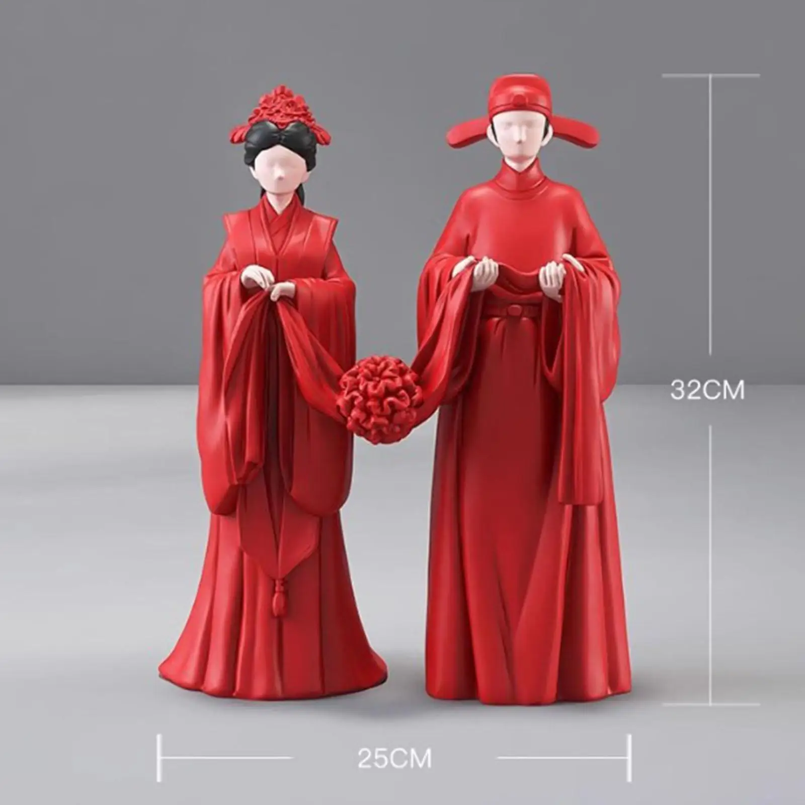 

Bride and Groom Figurine Resin Wedding Gift for Home Table Bridal Shower