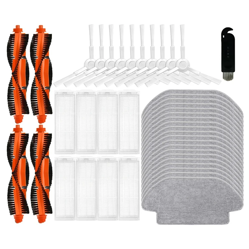 For Xiaomi Robot Vacuum S10 S12 T12 B106GL/ Mop 2S XMSTJQR2S / 3C B106CN Main Side Brush Filter Mop Cloths Rag Parts