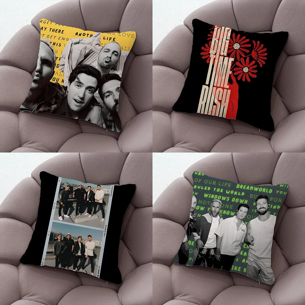 

Band Big Time Rush BTR Pillow Case Pillow Case Living Room Sofa Cushion Cover Suitable For Home Bedroom Room Decoration