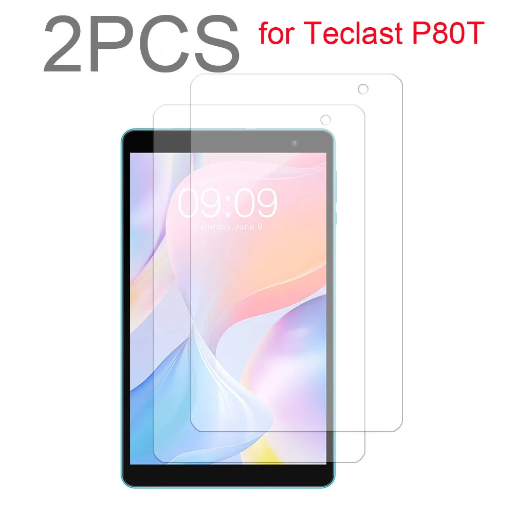 

2PCS Glass For Teclast P80T Scratch Proof Tempered Glass Screen Protector tablet protective film