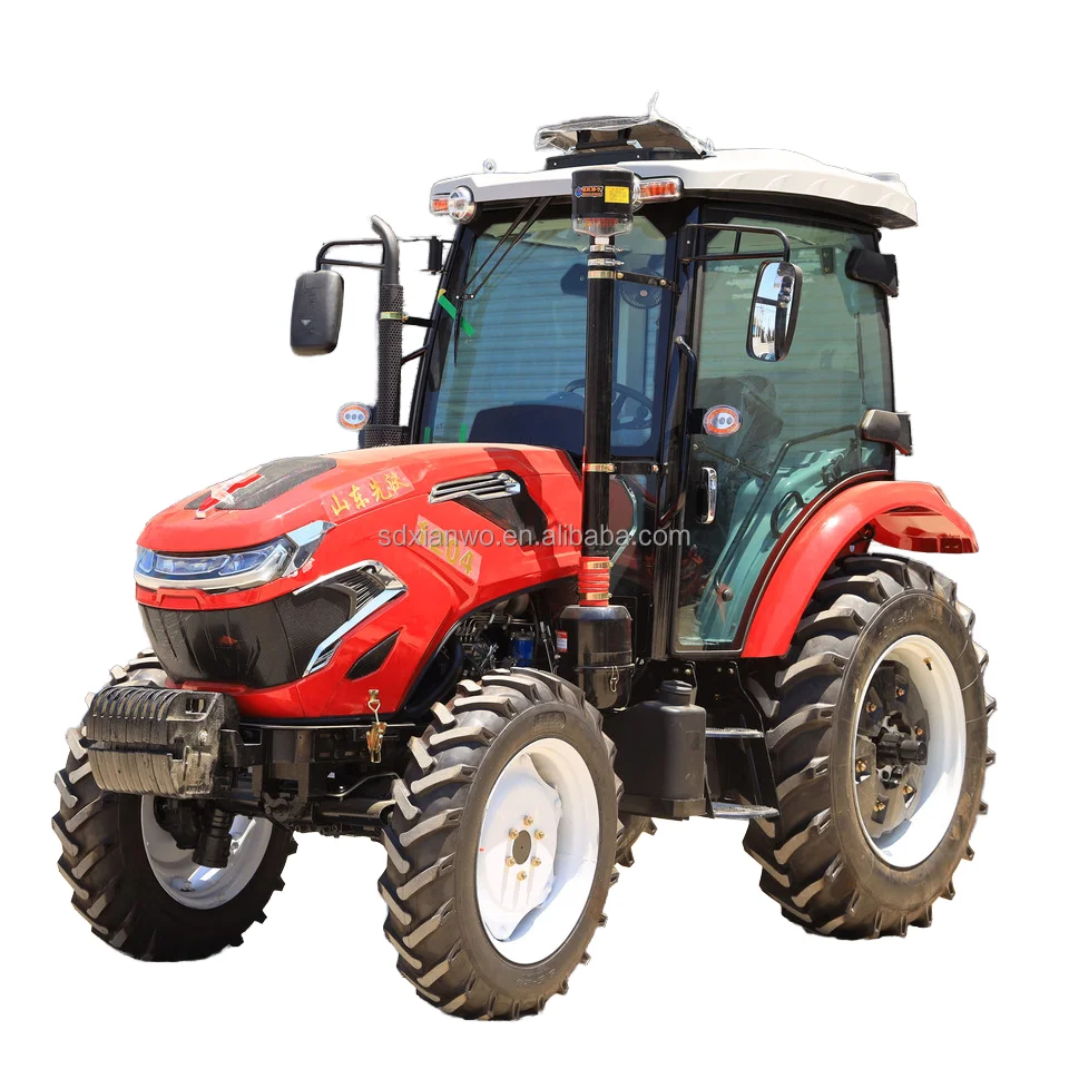 China Agriculture 4x4 Wheel 80hp-120hp High Power Tractor for Large Farmland