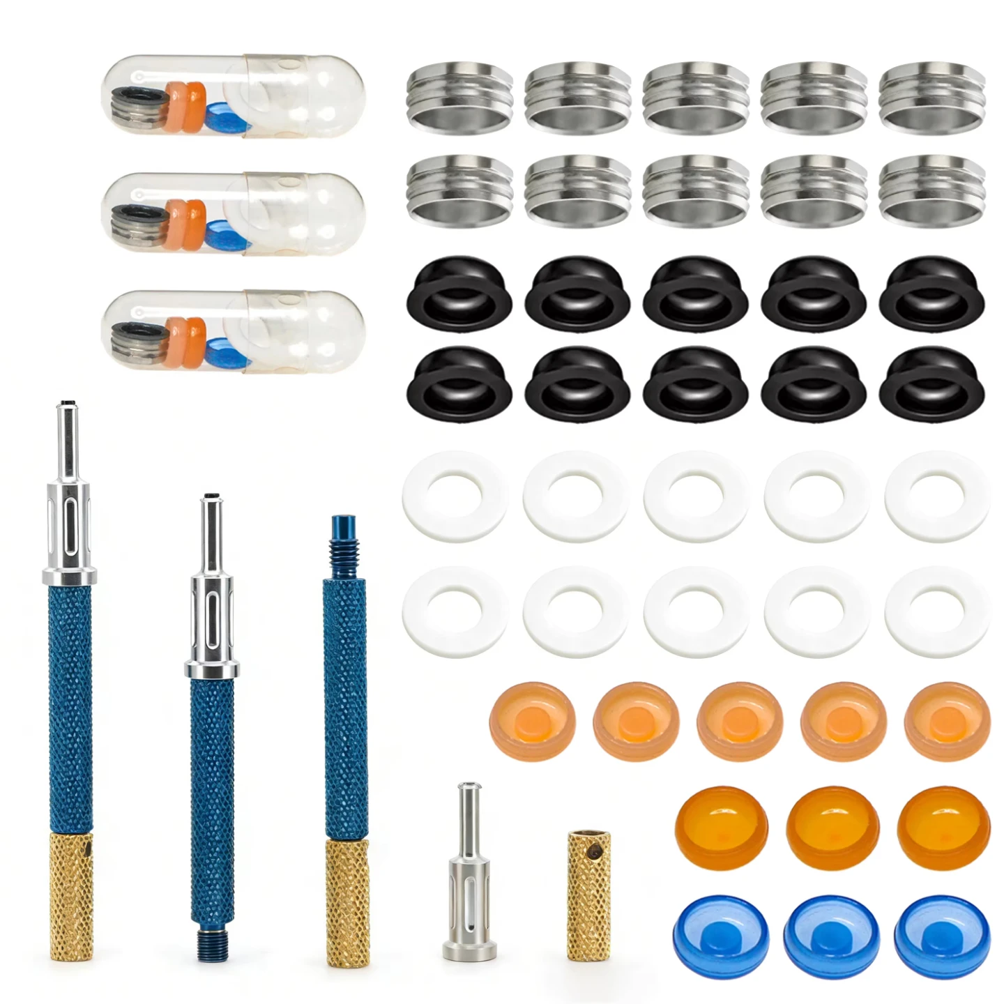 Dental Implant Retention Caps Removable Insertion Extraction Universal Locator Core Tool Abutment Overdenture Attachment Kit