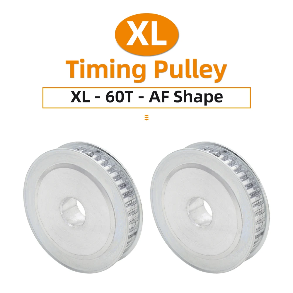 

XL 60T Toothed Pulley Trapezoidal Tooth Bore 8-30 mm Alloy Belt Pulley Pitch 5.08 mm For Width 10/15mm XL Timing Belt XL 60Teeth