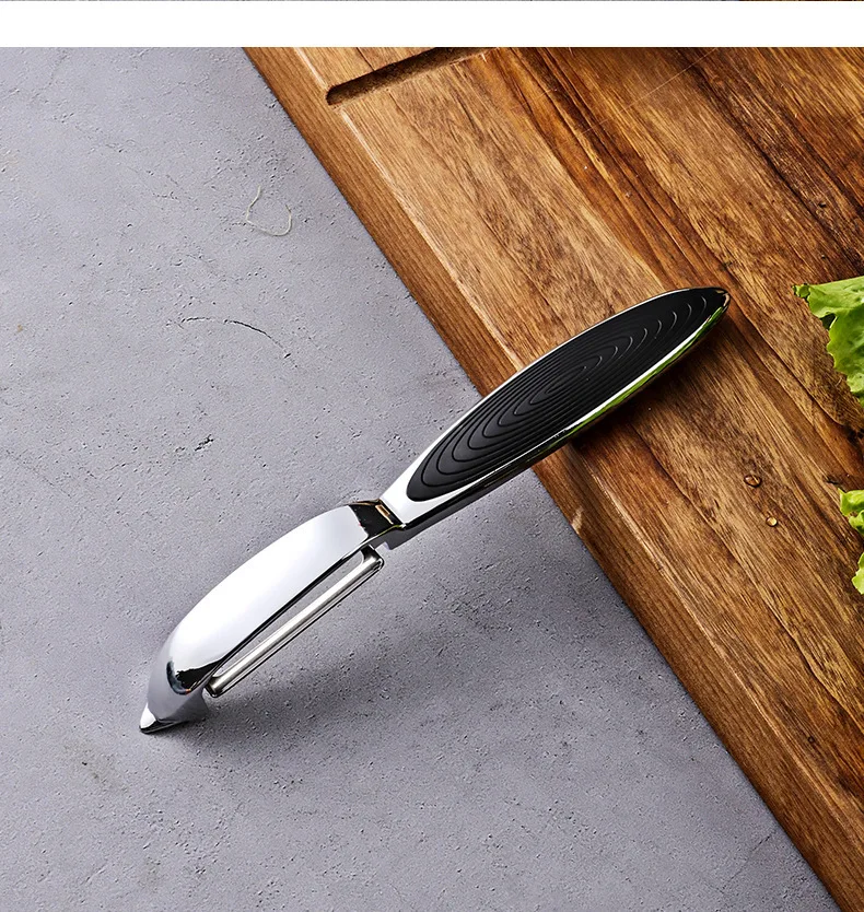 مقشرة خضروات متعددة الوظائف ، مقشطة فواكه حادة ، قاطع بطاطس مدبب ، سكين تقشير الجزر ، فولاذ مقاوم للصدأ ، أدوات المطبخ